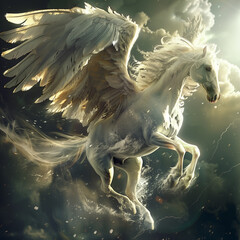 Obraz na płótnie Canvas Pegasus: The Winged Steed of Myth