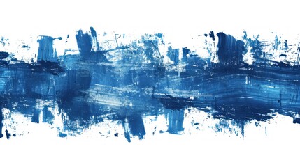 blue color mascara, hand painted blue color brush strokes, blue color brush strokes on white background,