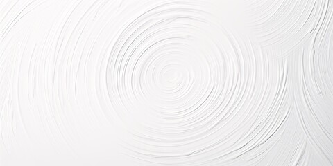 Fototapeta na wymiar White thin barely noticeable paint brush circles background pattern isolated on white background