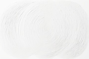 White thin barely noticeable paint brush circles background pattern isolated on white background - obrazy, fototapety, plakaty