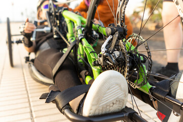 Adaptive Handbike Racing: Strength and Determination