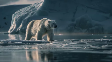 Fototapete polar bear on ice © Laura