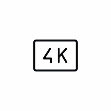 4K Ultra High Definition Quality icon