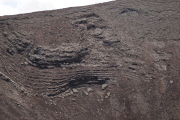 struttura del vulcano di fuerteventura