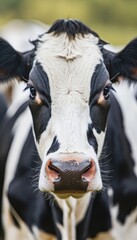 Automated milking of cattle in advanced dairy barn on expansive farm for efficient milk production