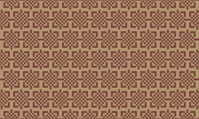 Infuse your designs with earthy elegance using this captivating brown geometric pattern.