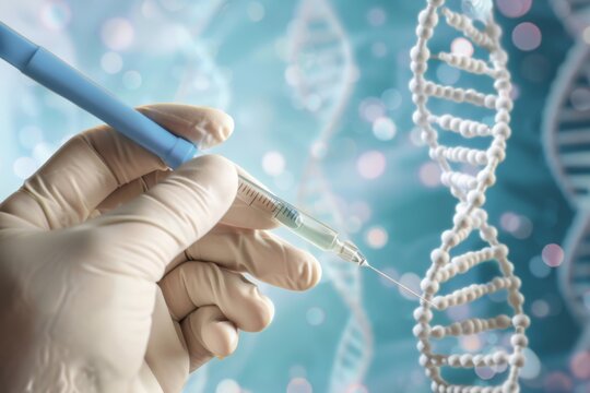 Closeup of a DNA