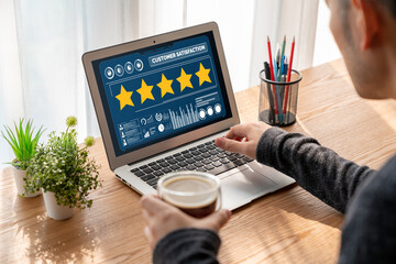 Customer satisfaction and evaluation analysis on modish software computer for marketing strategy...