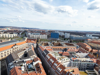 Dresden Altstadt (old town) from above
