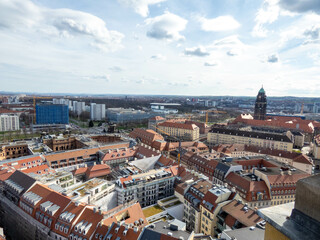 Dresden Altstadt (old town) from above