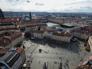 Dresden Altstadt (old town) from above