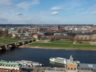 Dresden Altstadt (old town) from above