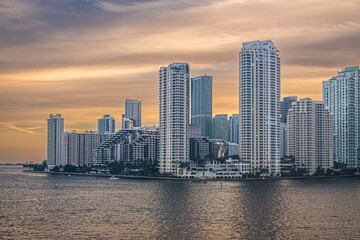 America; USA; Florida; Miami; city; metropolis; international; finance; architecture; towers; modern; offices; residential; hotels; business; high; skyscrapers, Brickell, Key, island, Tequesta, point,