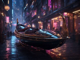 Rolgordijnen gondola © Abhay