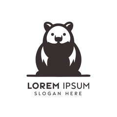 Minimalist Bear Logo Design for a Modern Brand Identity