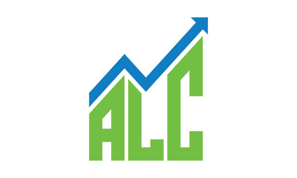 ALC financial logo design vector template.	
