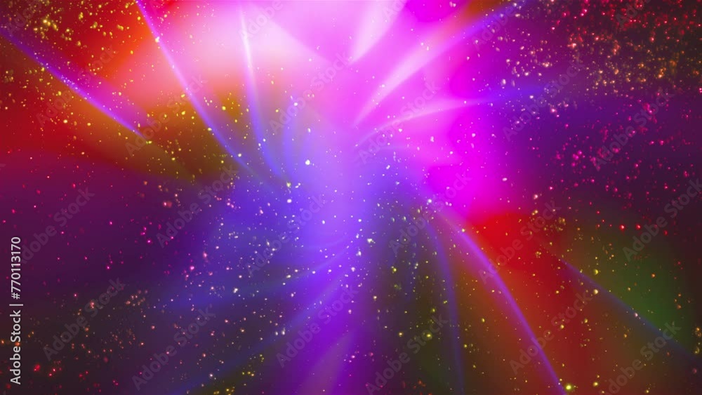 Poster abstract bright with lights and particles. computer generated 3d render
