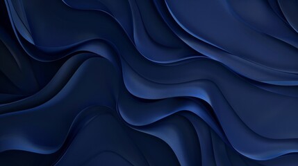 Obraz premium Abstract navy blue background, copy and text space, 16:9