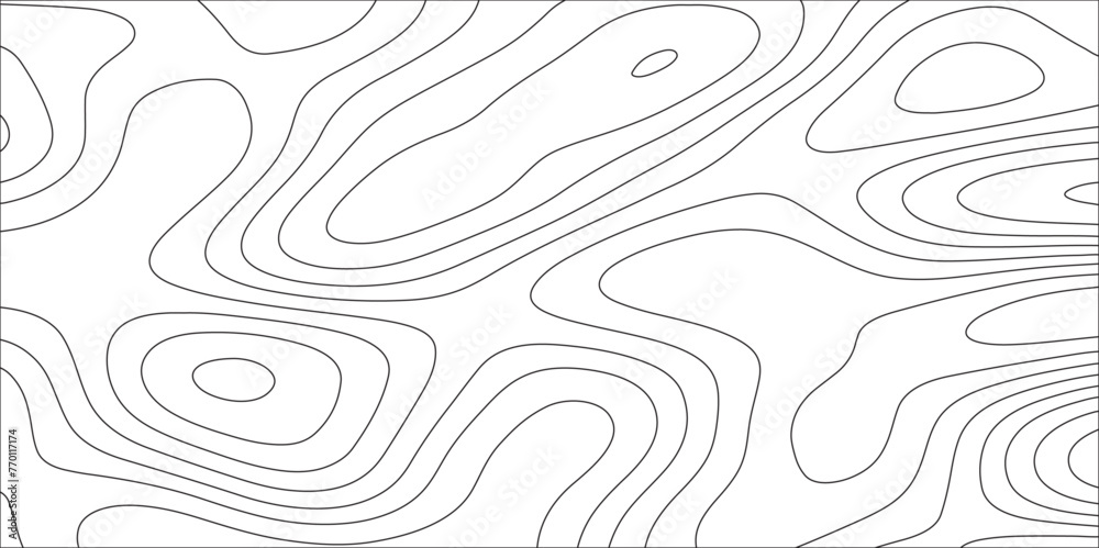 Poster topographic map background geographic line map with elevation assignments. geographic contour map pa