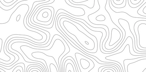 Topographic map background geographic line map with elevation assignments. geographic contour map paper texture. terrain path isolated on a green background retro topographic map. vector illustration. - obrazy, fototapety, plakaty