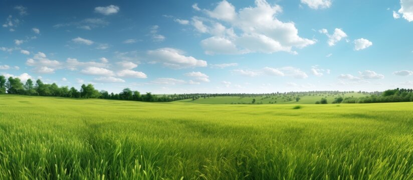 natural view of green fields