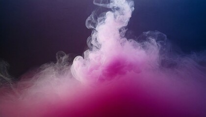 Naklejka premium Atmospheric smoke, abstract color background, close-up
