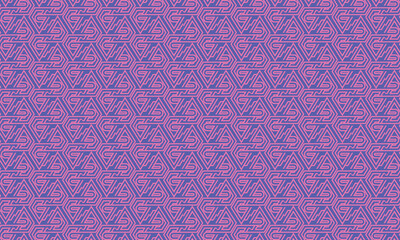 Dive into a world of vibrant contrast with this pink and blue geometric pattern. Perfect for modern and stylish designs.