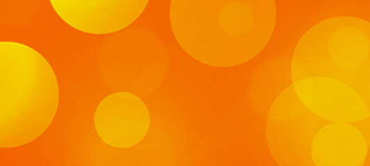 Orange bokeh background for banner, poster, ad, celebrations, and various design works