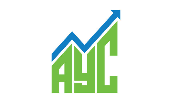 AYC financial logo design vector template.	