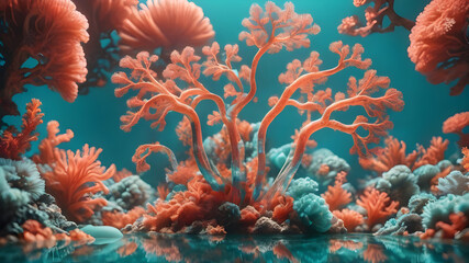 Fototapeta na wymiar tropical coral reef