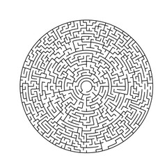 Geometric Maze Shape