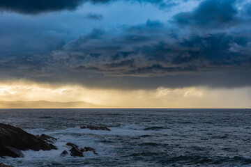 An afternoon of stormy weather on the Cantabrian coast!