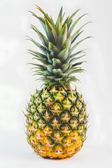 Fresh pineapple on white background
