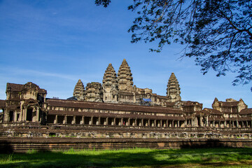 Hindu Temples at Angkor wat in cambodia