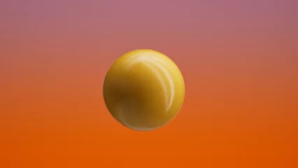 Stoff pro Meter Orange Ball © Jam-motion