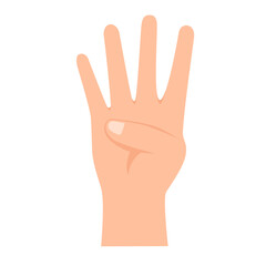 Hand Gesture Illustration
