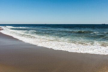 Fototapeta na wymiar Beach at West Long Branch, New Jersey