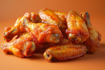 fried chicken wings and legs