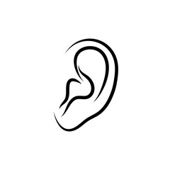 Hand drawn ear