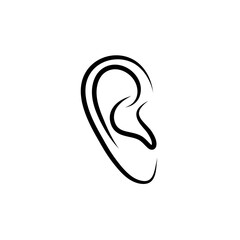 Hand drawn ear