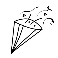 party popper emoji icon