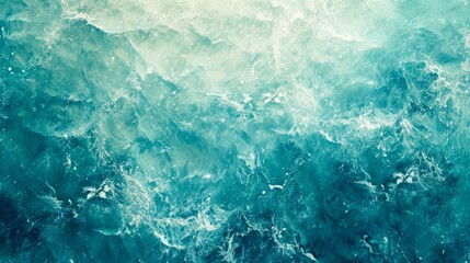 A mesmerizing pattern of sea waves. - obrazy, fototapety, plakaty