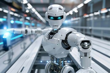 Xai mechanized industry robot and robotic arms for factory production automation