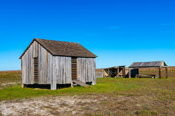 Remains of The Historic Novillo Line Camp, Padre Island National Seashore, Texas, USA