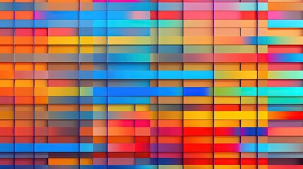 a background with parallel lines forming a grid in a vibrant color palette