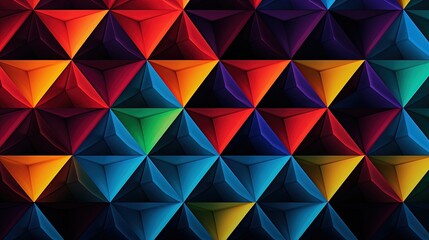 a background with triangular shapes forming an optical illusion effect