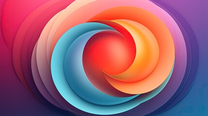 circular elements with a gradient color scheme
