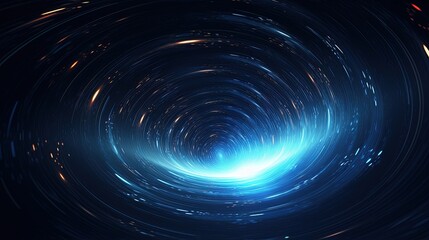 Obraz premium circular rings forming a mesmerizing vortex drawing attention towards the center point