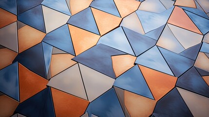 diamond shaped tiles in a tessellated pattern