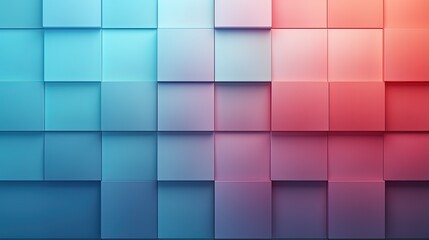rectangular tiles with a gradient color transition and subtle shadow effects - obrazy, fototapety, plakaty